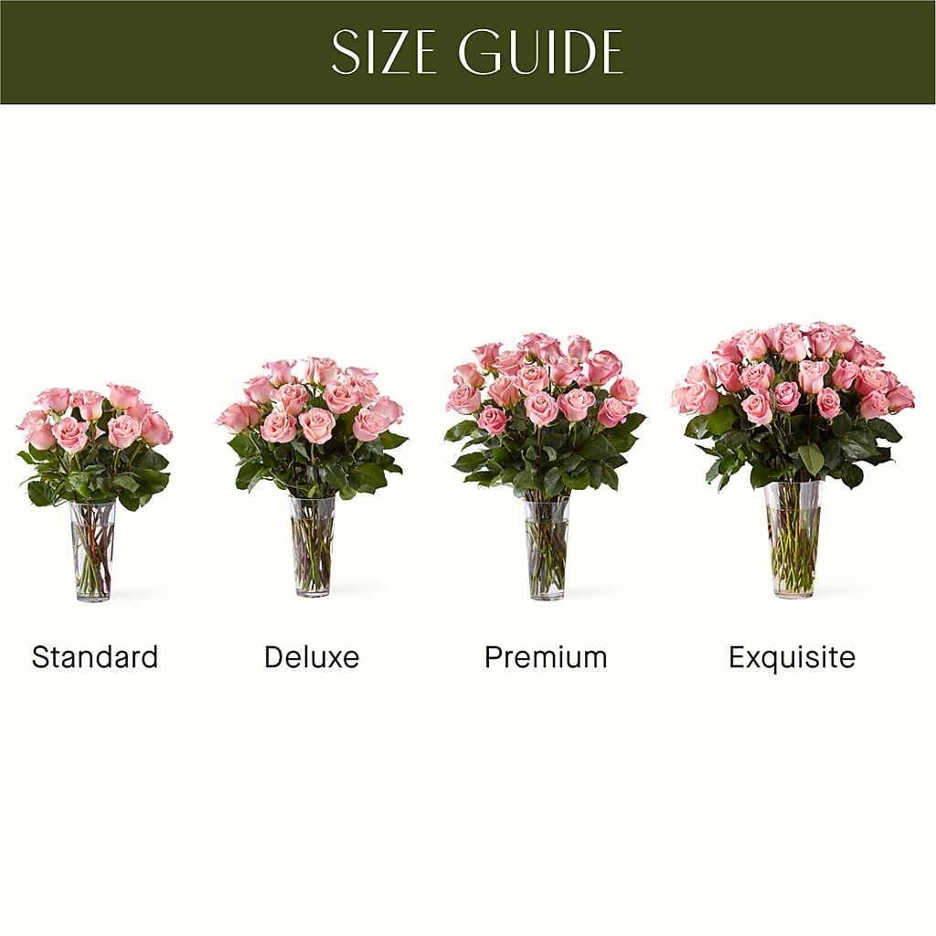 Long Stem Pink Rose Bouquet – Hb Floral Studio, Rockford IL
