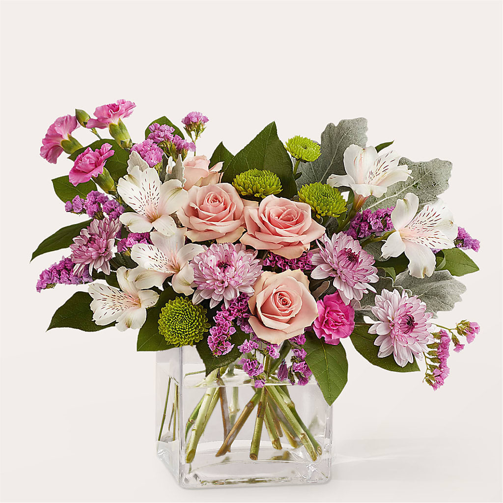 Pink Suede Bouquet – Hb Floral Studio, Rockford IL