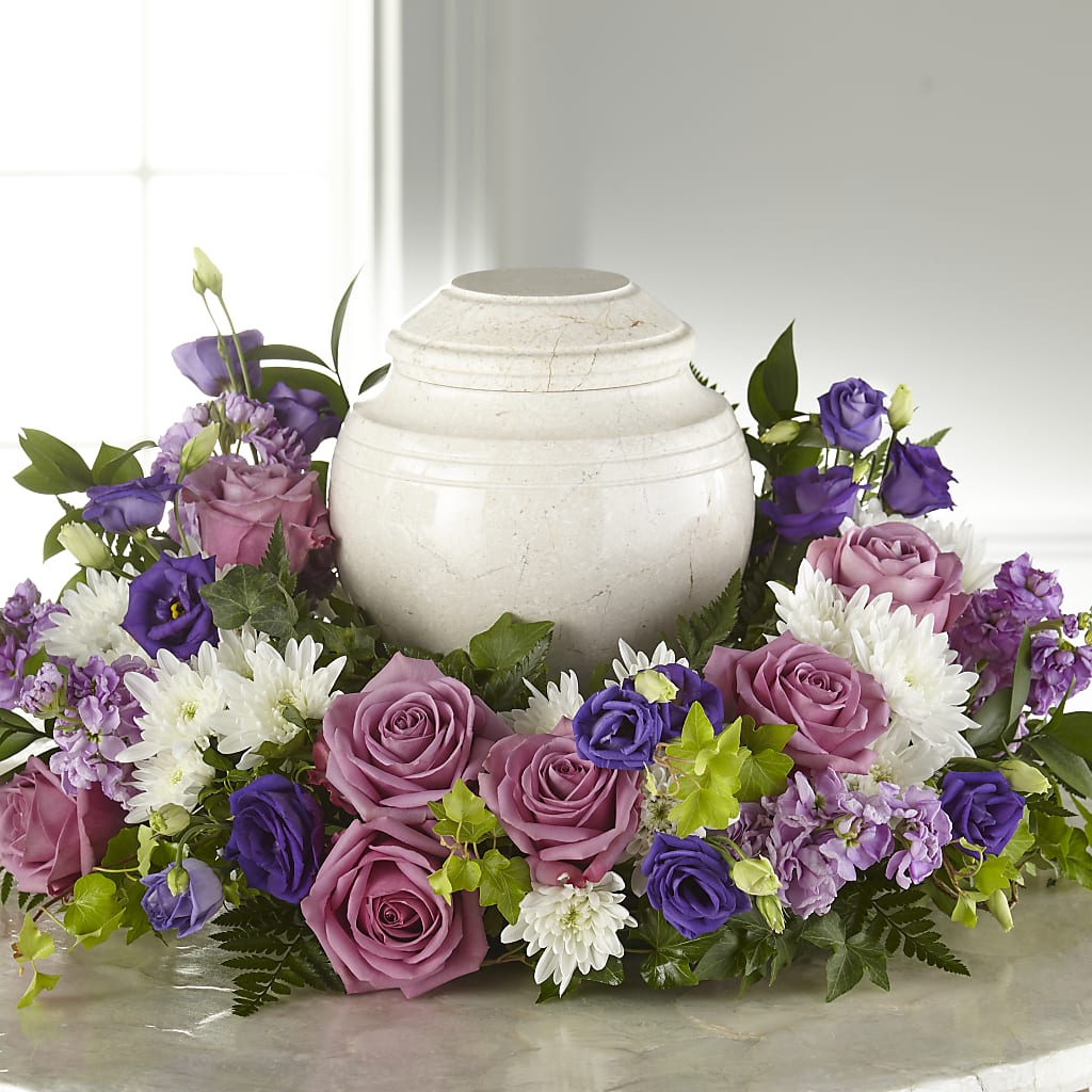 Blooming Sympathy Cremation Adornment – Hb Floral Studio, Rockford IL