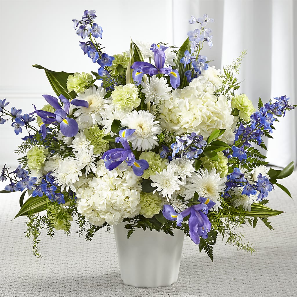 Soft Serenity Floor Basket – Hb Floral Studio, Rockford IL