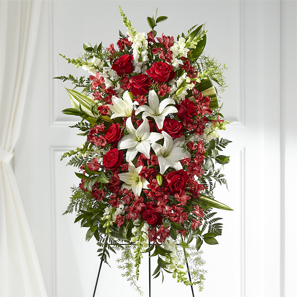 Everlasting Memory Standing Spray – Hb Floral Studio, Rockford IL