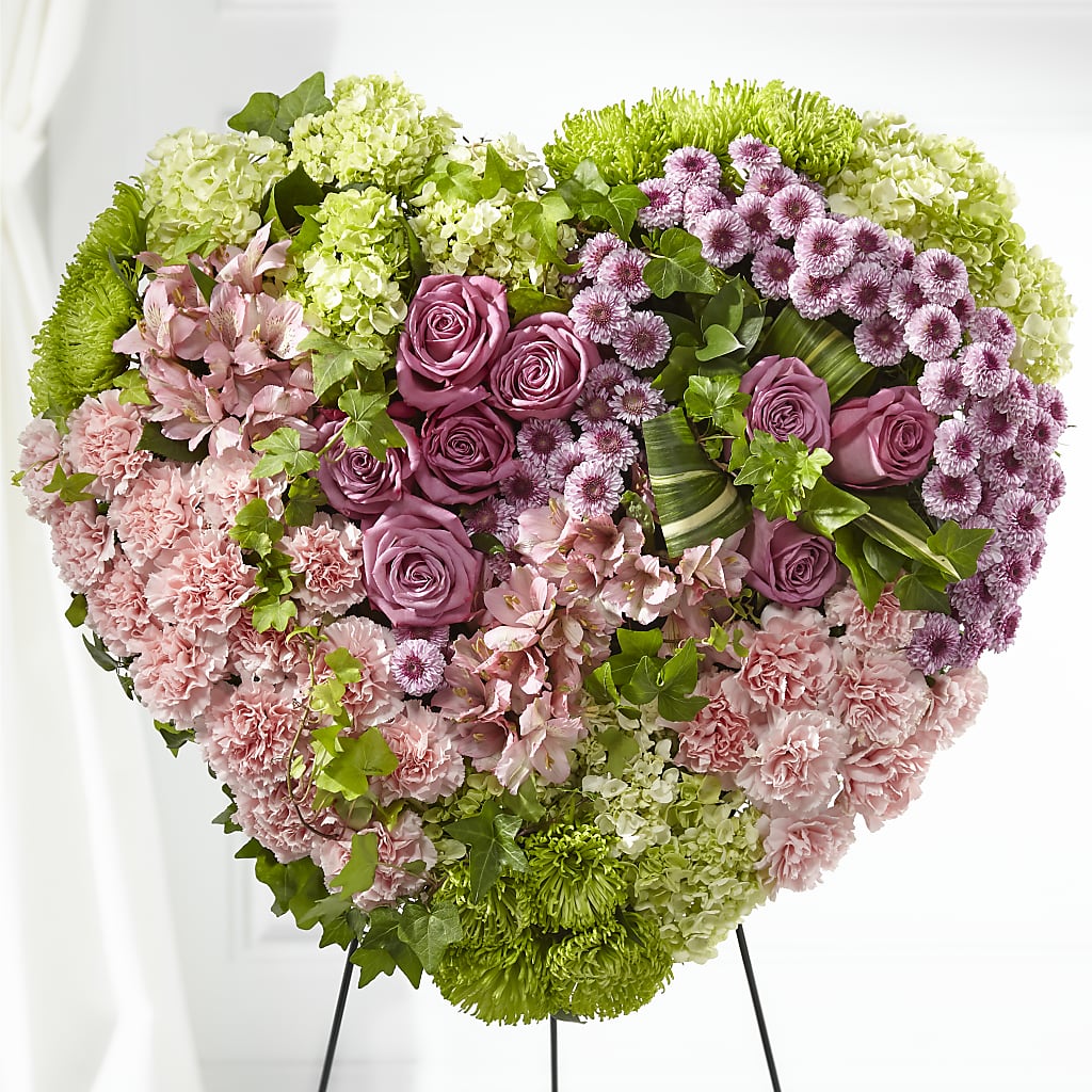 Heartwarming Standing Heart – Hb Floral Studio, Rockford IL