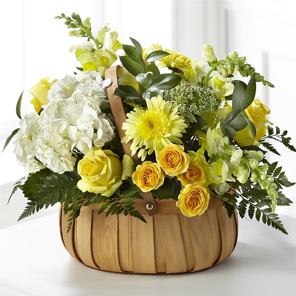 Rustic Remembrance Basket – Hb Floral Studio, Rockford IL