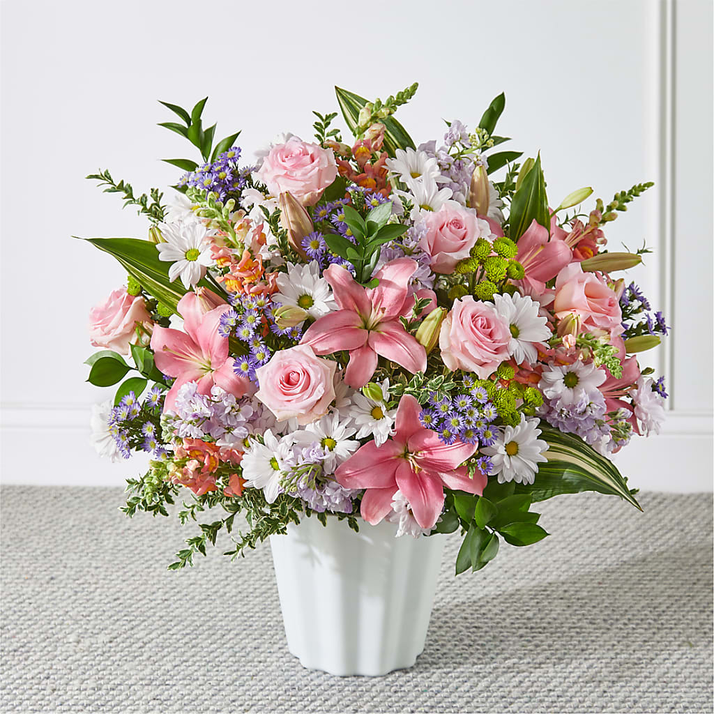 Abundant Compassion Floor Basket – Hb Floral Studio, Rockford IL