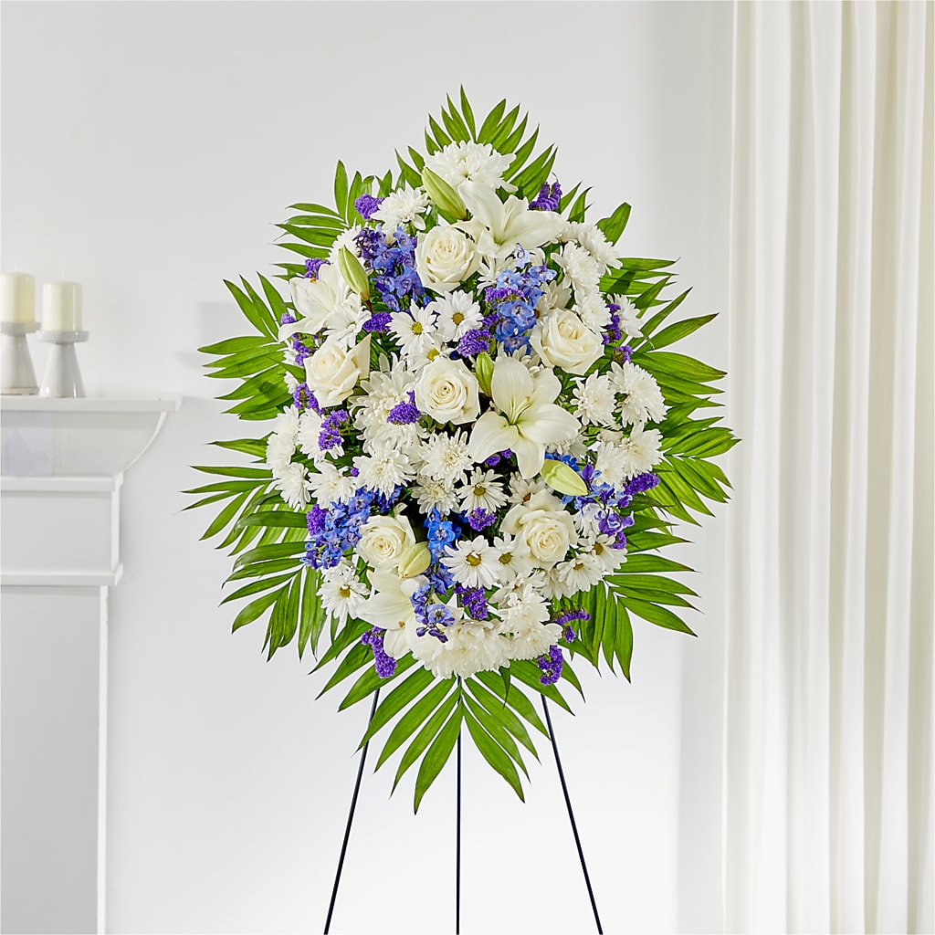 At Rest Standing Spray – Hb Floral Studio, Rockford IL