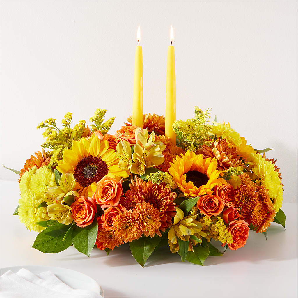 Autumn Harmony Centerpiece – Hb Floral Studio, Rockford IL