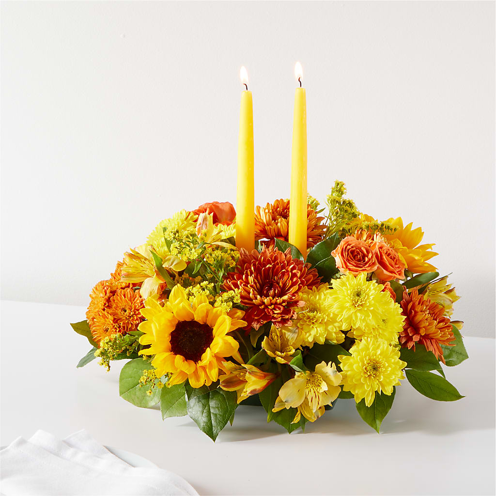 Autumn Harmony Centerpiece – Hb Floral Studio, Rockford IL