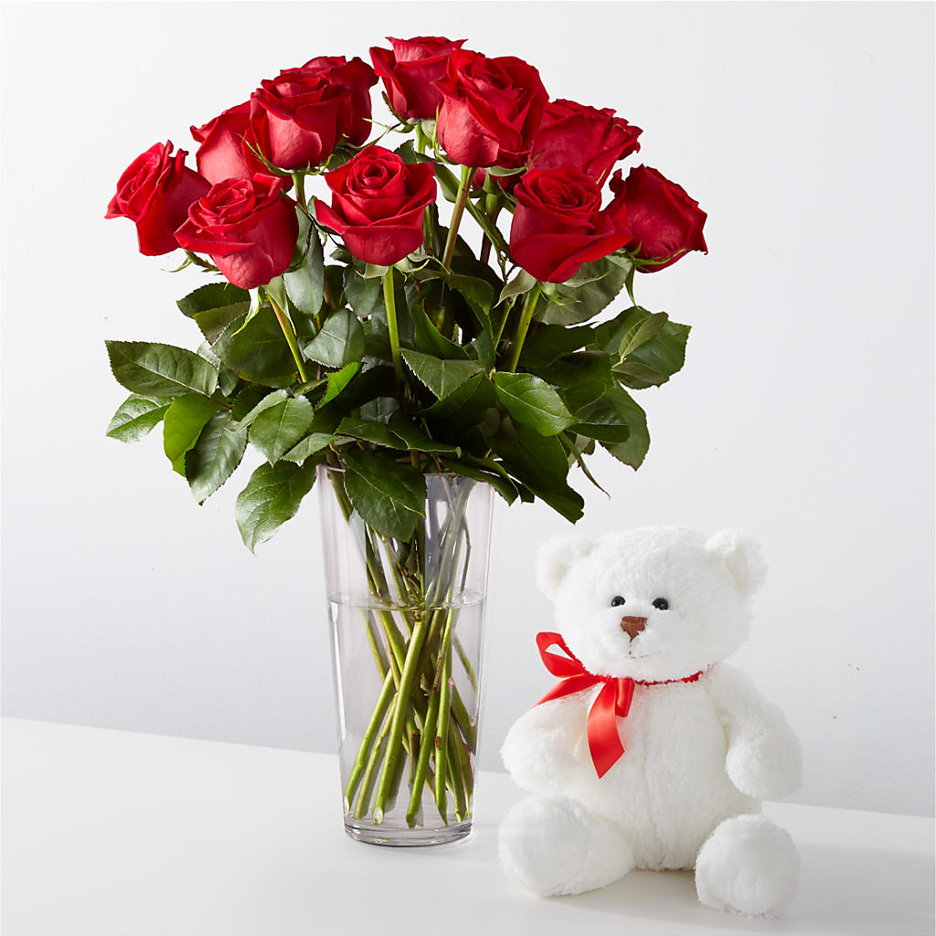 Romantic Long Stem Red Rose Bouquet Bundles –  Hb Floral Studio, Rockford IL