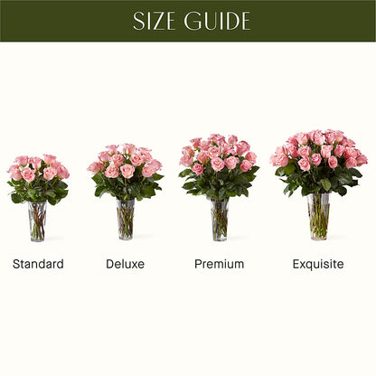 Long Stem Pink Rose Bouquet –  Hb Floral Studio, Rockford IL
