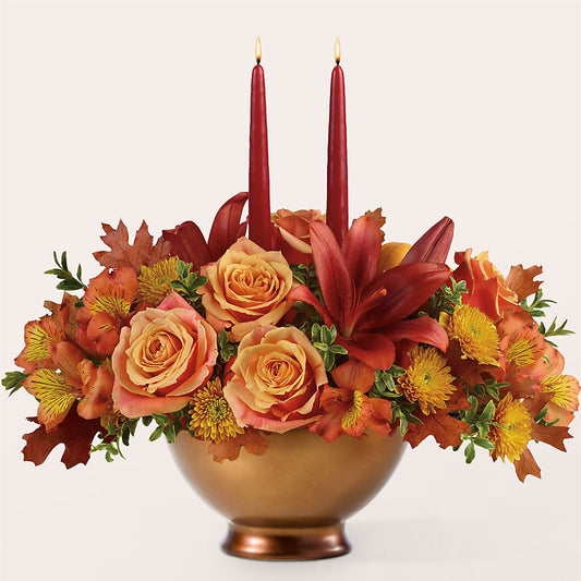 Harvest Table Centerpiece –  Hb Floral Studio, Rockford IL