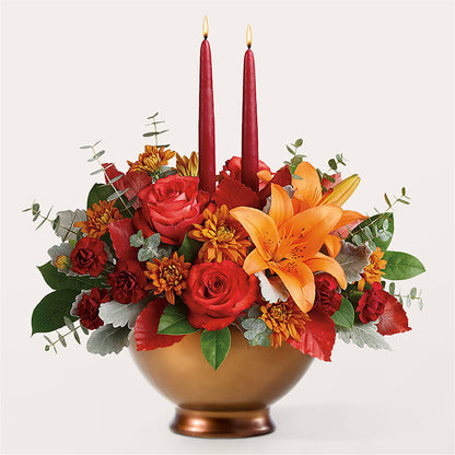 Fruits of Fall Centerpiece –  Hb Floral Studio, Rockford IL