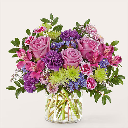 Glass Half Full Bouquet –  Hb Floral Studio, Rockford IL