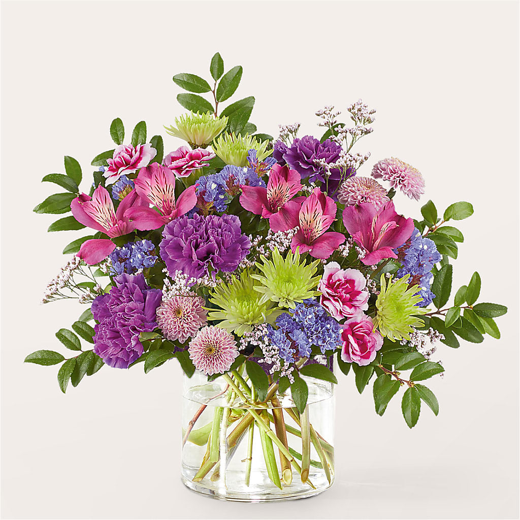 Glass Half Full Bouquet –  Hb Floral Studio, Rockford IL