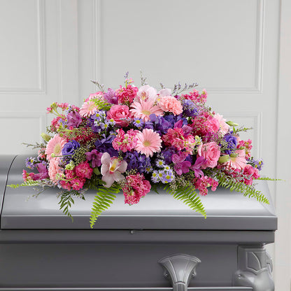 Glorious Garden Casket Spray –  Hb Floral Studio, Rockford IL