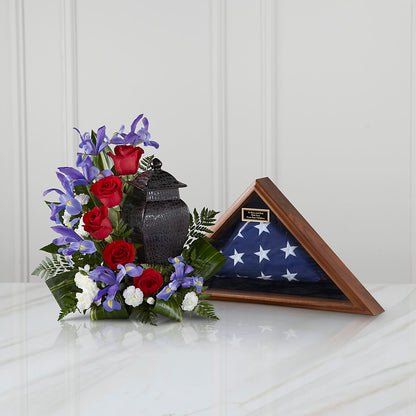 Patriotic Tribute Arrangement –  Hb Floral Studio, Rockford IL