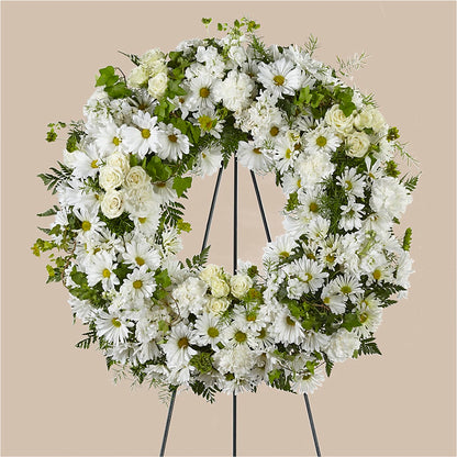 Faithful Wishes Wreath –  Hb Floral Studio, Rockford IL