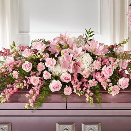 Life & Remembrance Casket Spray –  Hb Floral Studio, Rockford IL