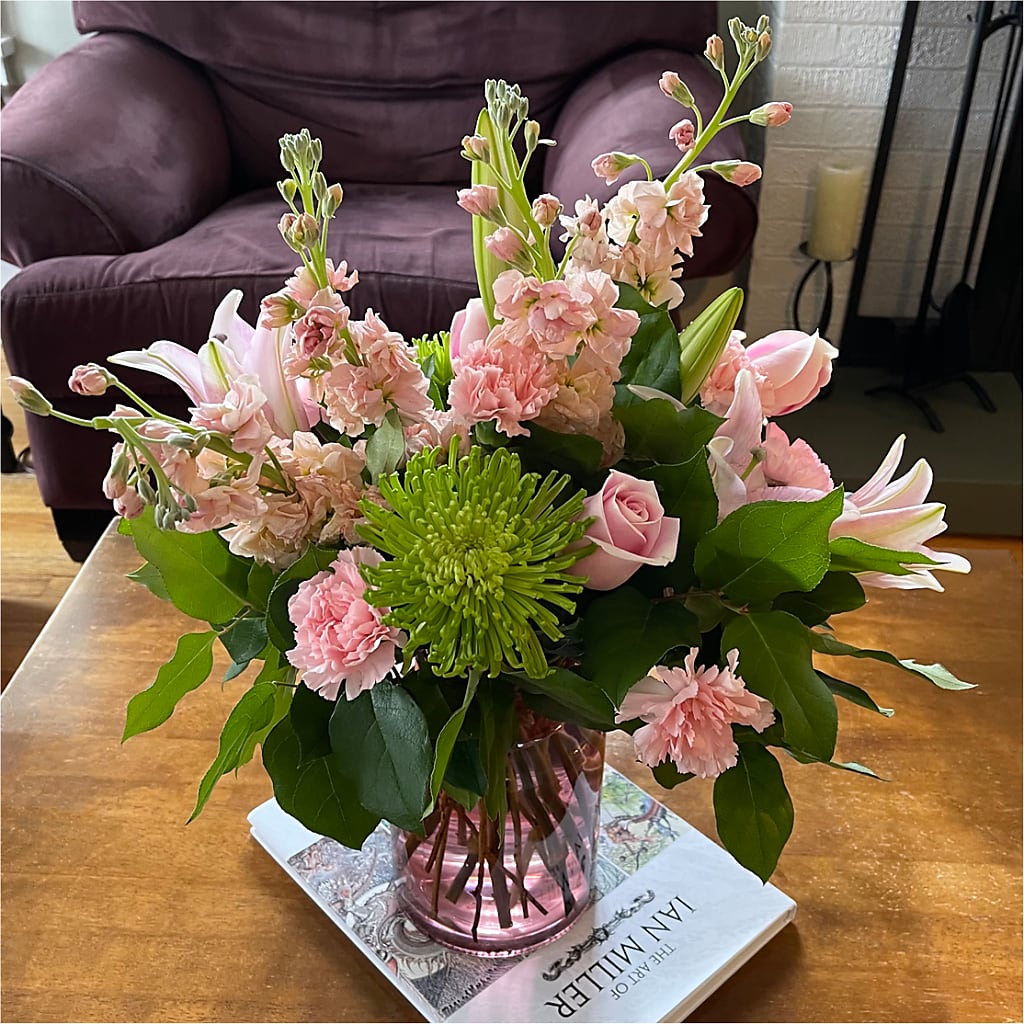 Pretty in Pink Bouquet –  Hb Floral Studio, Rockford IL