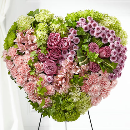 Heartwarming Standing Heart –  Hb Floral Studio, Rockford IL