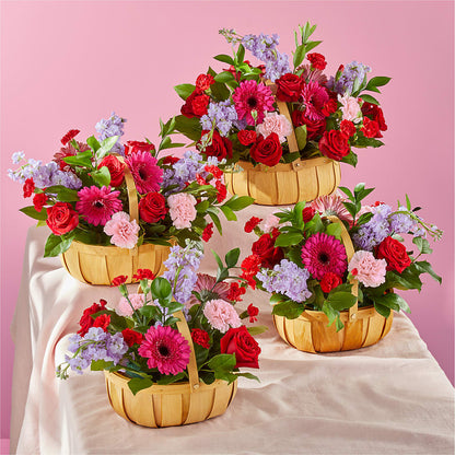 Pink Picnic Basket –  Hb Floral Studio, Rockford IL