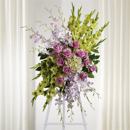 Lasting Legacy Standing Spray –  Hb Floral Studio, Rockford IL