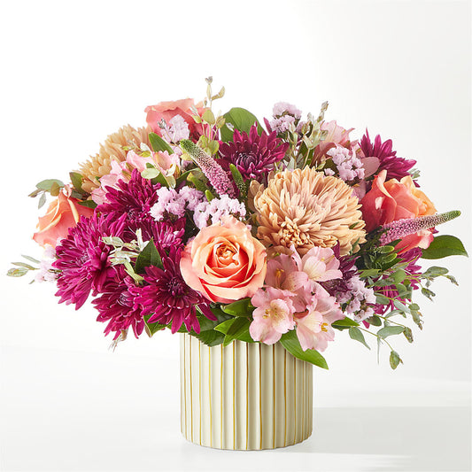Berry Cobbler Bouquet with Ivory Vase –  Hb Floral Studio, Rockford IL