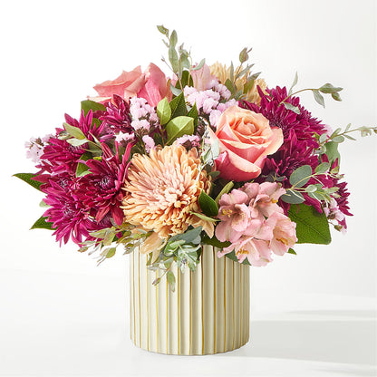 Berry Cobbler Bouquet with Ivory Vase –  Hb Floral Studio, Rockford IL