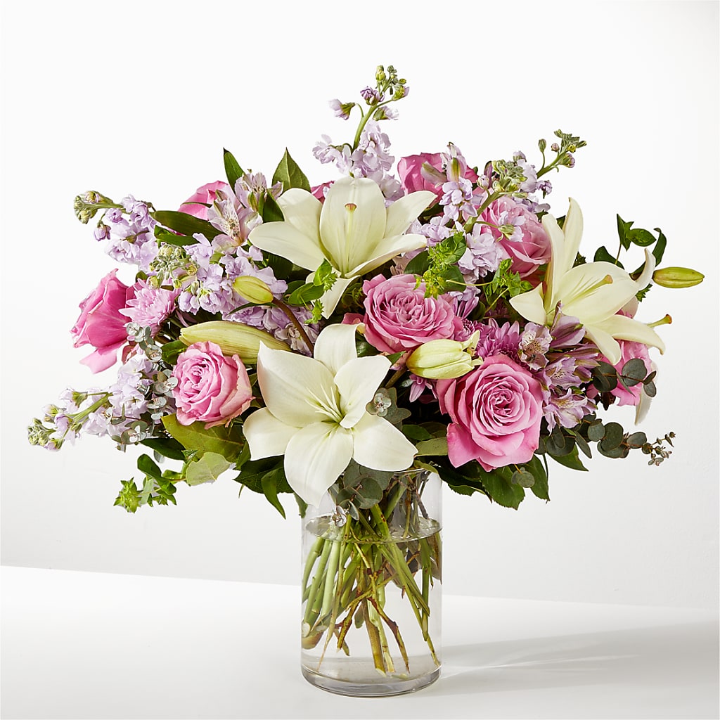 lilies white floral studio Daydreamer Bouquet