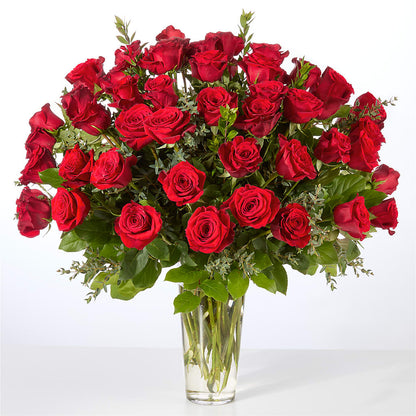 Forever Yours Fifty Stem Red Rose Bouquet –  Hb Floral Studio, Rockford IL