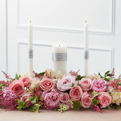 Worldwide Romance Unity Candle Arrangement –  Hb Floral Studio, Rockford IL