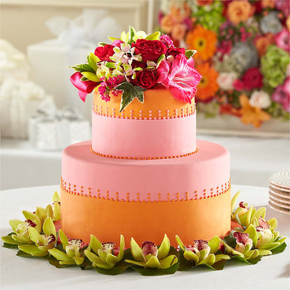 Sweet Citrus Cake Decor –  Hb Floral Studio, Rockford IL